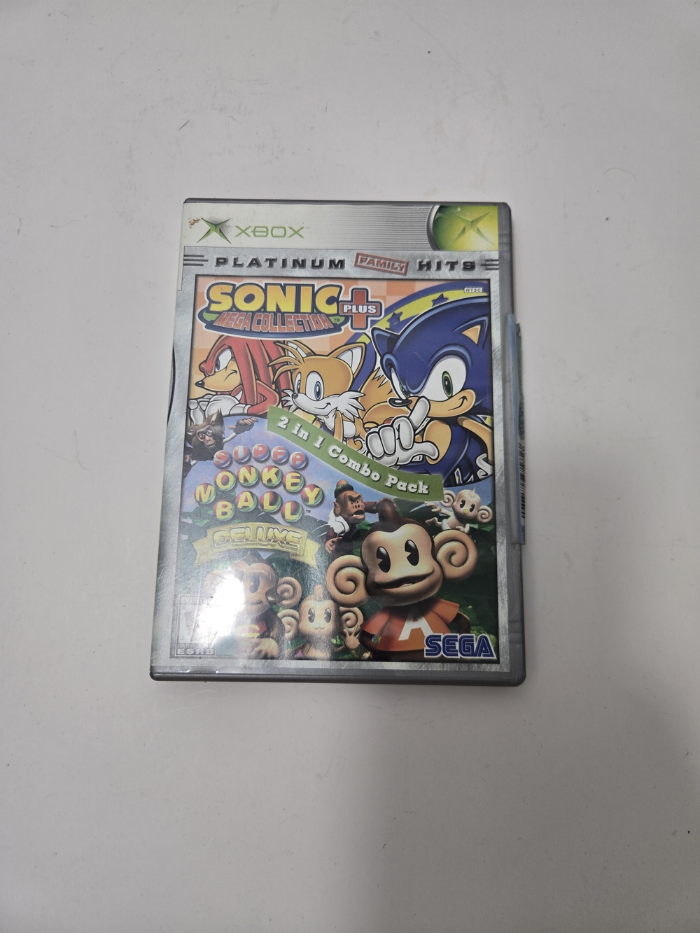 Sonic Mega Collection Plus & Super Monkey Ball Combo Pack - Silver Case